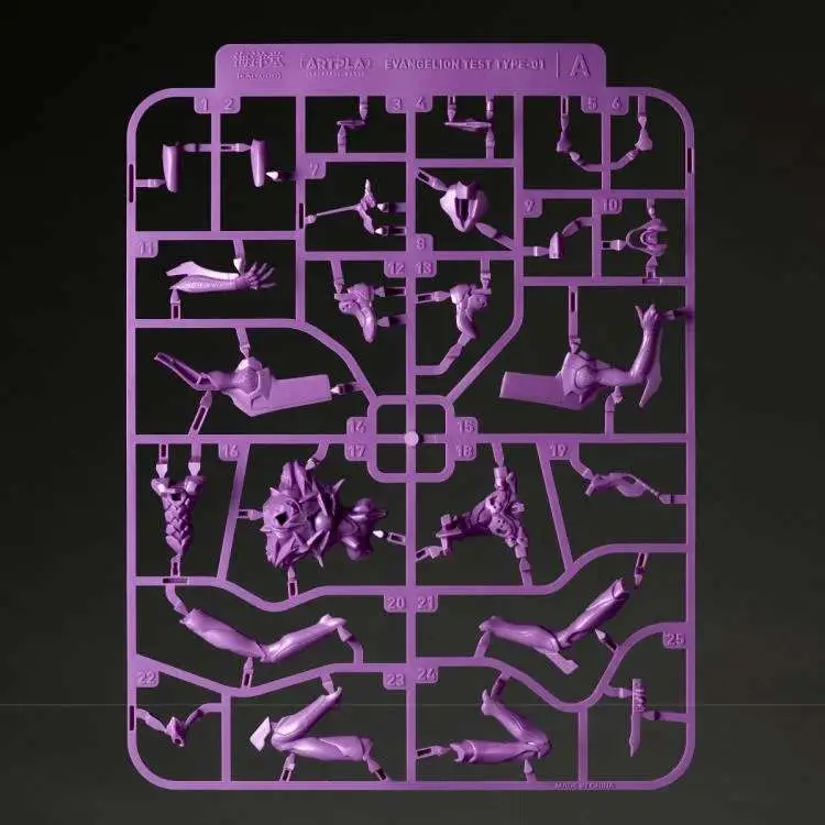 Evangelion Unit-01/Unit-02/Proto Type-00 Artpla Model Kit 9.5cm-12cm